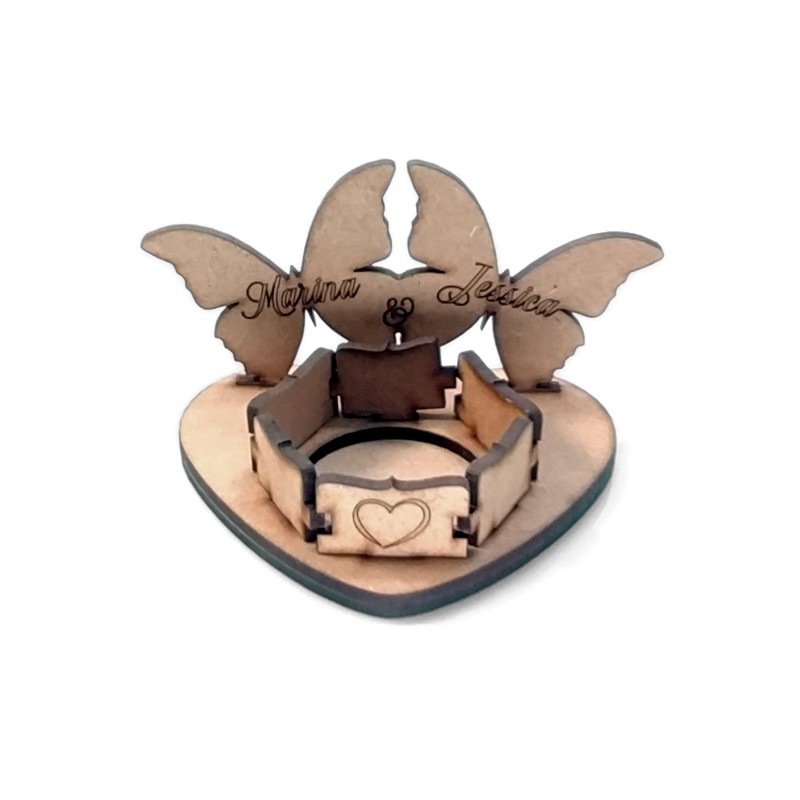Portavelas Mariposa