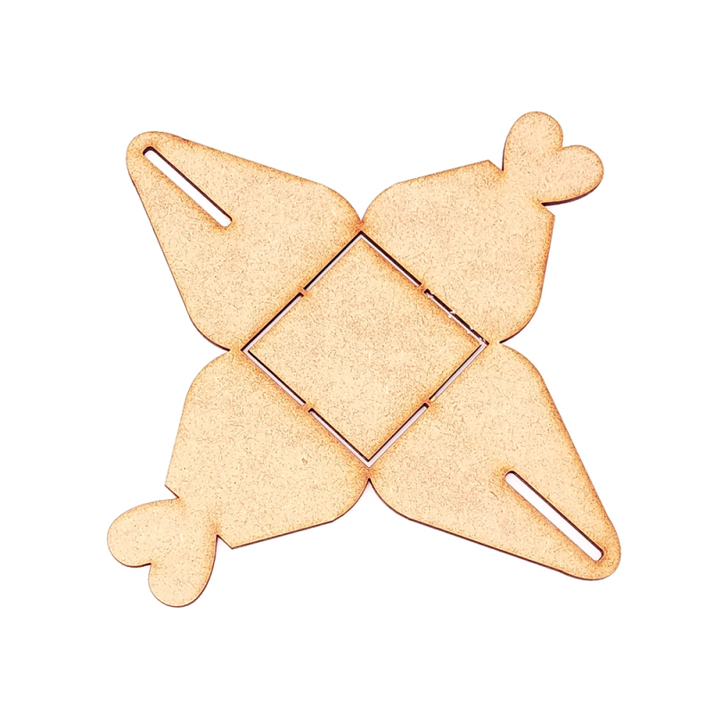 Molde cierre corazón