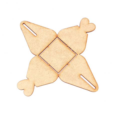 Molde cierre corazón