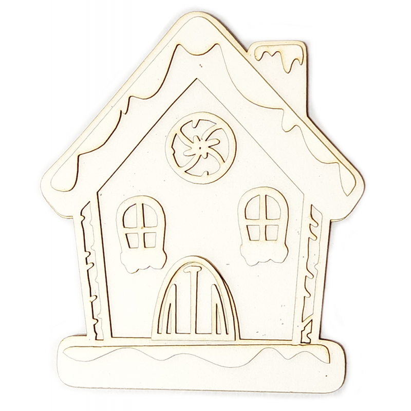 Casita de Navidad en capas