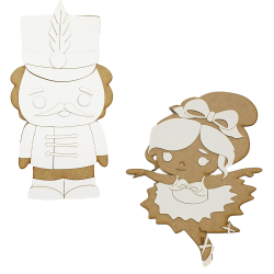 Cascanueces BAILARINA Y SOLDADITO