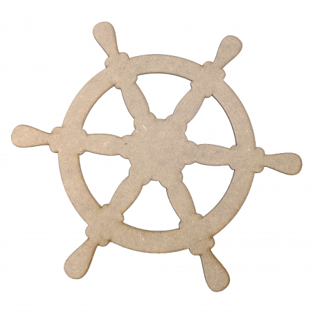 Silueta timón de 30cm para manualidades