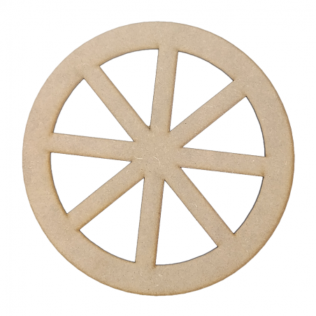 Silueta Rueda 25cm manualidades