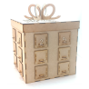 Calendario de adviento 3 caja de regalo