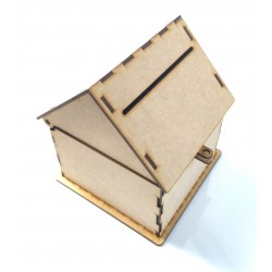 Casa hucha mdf o madera